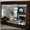 DM01. Beveled glass mirror with painted frame. 44”h x 32”w 